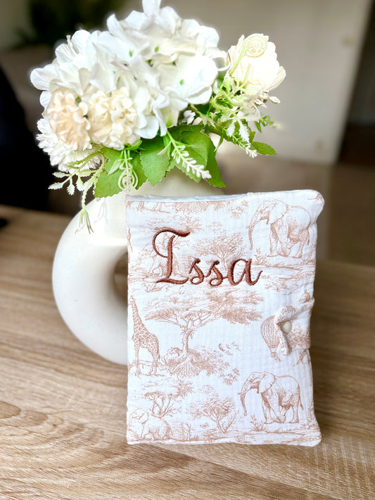 Protège-carnet de santé – Collection Safari